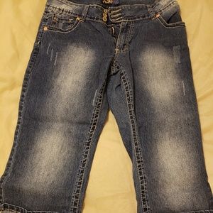 Angel's Blue Jeans with Cuff